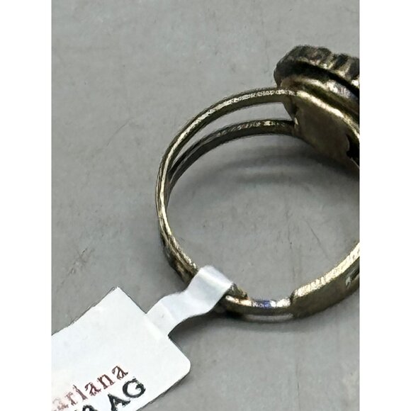 Mariana ring purple crystals one size round R-7218 502280 READ NEW - Picture 4 of 8